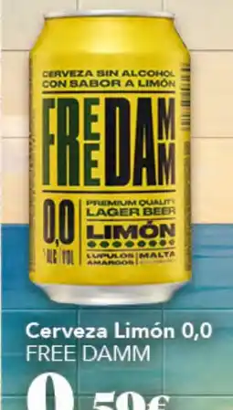 Gadis Free Damm Cerveza Limón 0,0 oferta