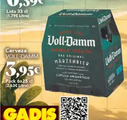 Gadis Voll-Damm Doble Malta oferta