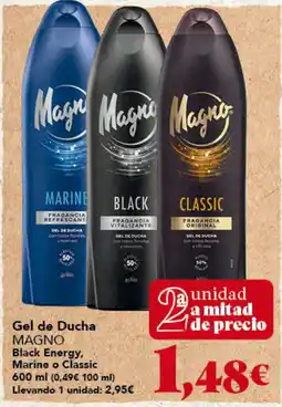 Gadis Magno gel de ducha black energy marine o classic oferta