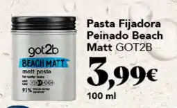Gadis got2b pasta fijadora peinado beach matt oferta