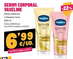 AhorraMas Vaseline serum corporal oferta
