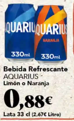 Gadis Aquarius bebida refrescante limón o naranja oferta