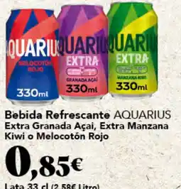 Gadis Aquarius refrescante extra granada acai, extra manzana kiwi o melocoton rojo oferta