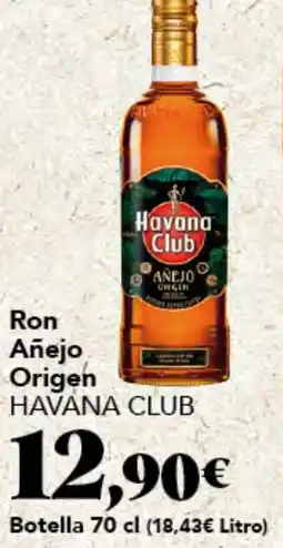 Gadis Havana Club Ron Añejo Origen oferta