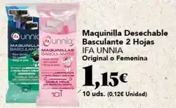 Gadis Ifa unnia maquinilla desechable basculante 2 hojas oferta