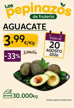 AhorraMas Los pepinazos de frutería aguacate oferta
