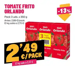 AhorraMas Orlando tomate frito oferta