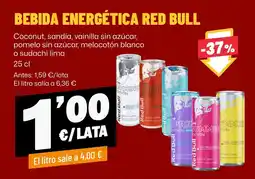 AhorraMas Red Bull bebida energética oferta