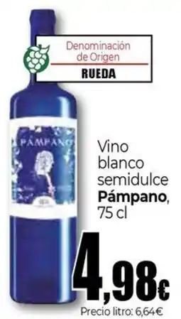 Unide Supermercados Pámpano vino blanco semidulce oferta