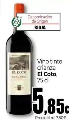 Unide Supermercados El Coto crianza oferta