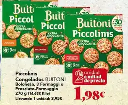 Gadis Buitoni - piccolinis congelados oferta