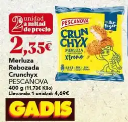 Gadis Pescanova - merluza rebozada crunchyx oferta