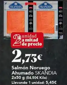 Gadis Skandia - salmon noruego ahumado oferta
