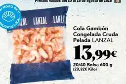 Gadis Lanzal - cola gambon congelada cruda pelada oferta