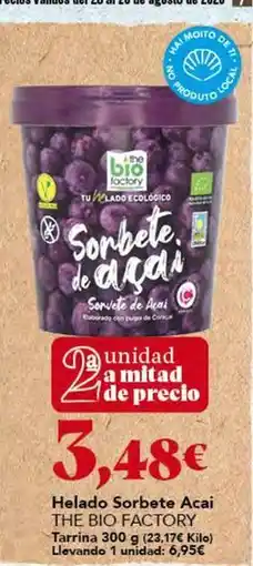 Gadis Bio - helado sorbete acai oferta