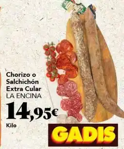 Gadis Encinas de hurtada - chorizo o salchichon extra cular oferta