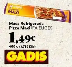 Gadis Ifa eliges - masa refrigerada pizza maxi oferta