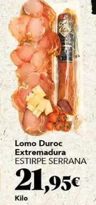 Gadis Estirpe serranía - lomo duroc extremadura oferta