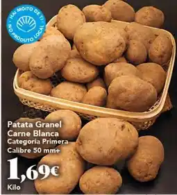 Gadis Patata granel carne blanca categoria primera calibre oferta