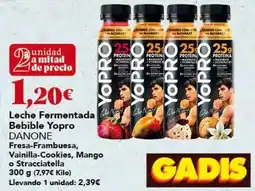 Gadis Danone - leche fermentada bebible yopro oferta