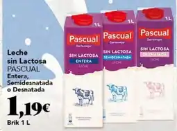 Gadis Pascual - leche sin lactosa oferta