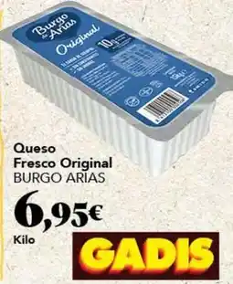 Gadis Burgo de arias - queso fresco original oferta