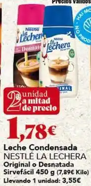 Gadis Nestlé - leche condensada oferta
