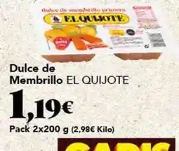 Gadis El quijote - dulce de membrillo oferta