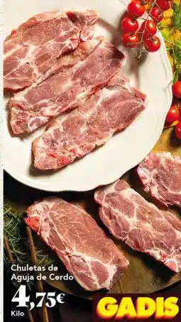 Gadis Chuletas de aguja de cerdo oferta