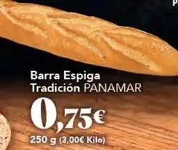 Gadis Panamar - barra espiga tradición oferta