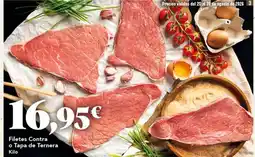 Gadis Filetes contra o tapa de ternera oferta