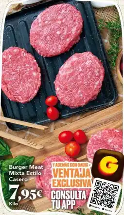 Gadis Mixta - burger meat estilo casero oferta