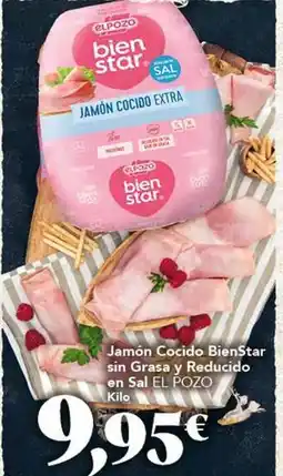 Gadis El pozo - jamon cocido bienstar sin grasa y reducido en sal oferta