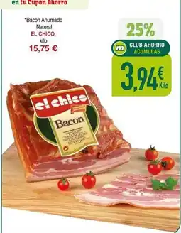 Masymas El chico - bacon ahumado natural oferta