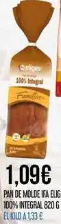 Claudio Ifa eliges - ifa eligia pan de molde 100% integral oferta