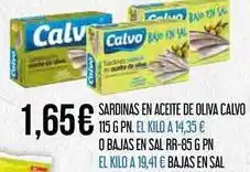 Claudio Calvo - sardinas en aceite de oliva oferta