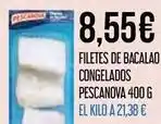 Claudio Pescanova - filetes de bacalao congelados oferta