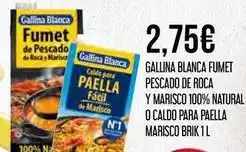 Claudio Roca - gallina blanca fumet pescado y marisco 100% natural o caldo para paella oferta