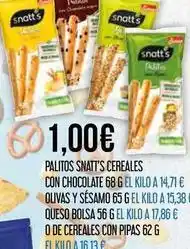 Claudio Snatt's - palitos cereales con chocolate oferta
