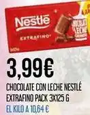 Claudio Nestlé - chocolate con leche extrafino oferta