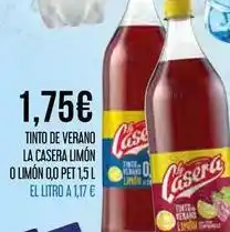 Claudio La casera - tinto de verano oferta