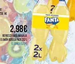 Claudio Fanta - refresco naranja o limon botella oferta