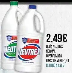 Claudio Neutrex - lejía normal o perfumada frescor verde oferta
