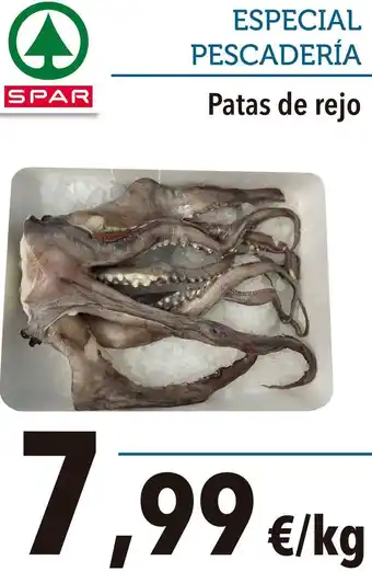 Spar - patas de rejo