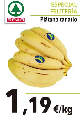 SPAR Spar - plátanos canario oferta