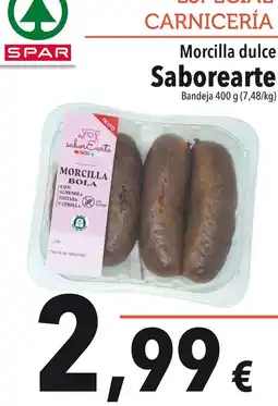 SPAR Spar - morcilla dulce saborearte oferta