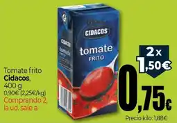 Unide Supermercados Cidacos tomate frito oferta