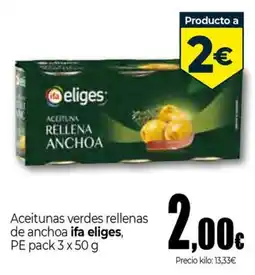 Unide Supermercados ifa eliges aceituna rellena anchoa oferta