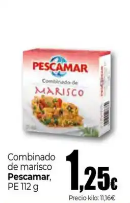 Unide Supermercados Pescamar combinado de marisco oferta