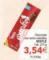SPAR Nestlé - chocolate con leche extrafino oferta